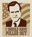April Fools Gifts - George Bush Pulled Out T-shirt
