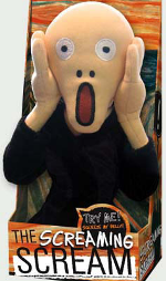 April Fools Gifts - Munch Screaming Scream Doll