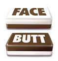 April Fools Gifts - Butt Face Soap