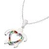 Gifts for Daughter - Rainbow HonuHeart Pendant