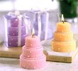 Bridal Shower Gifts - Pastel Wedding Cake Candles
