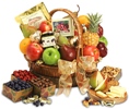 Bountiful Harvest Fruit and Gourmet Gift Basket