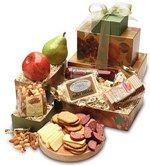 Sincerely Savory Fruit and Gourmet Gift Tower