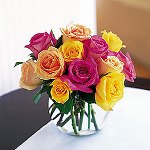 Gift bright, hot summer roses on this Valentine's Day