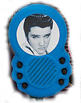 Blue Suede Elvis Presley Keychain