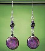 Midnight Purple Dangle Earrings