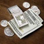 Gifts for Father - Personalized Watch Money Clip
