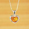 Valentine's Day Gifts for Men & Women - Baltic Amber Heart Locket