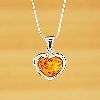 Valentine's Day Gifts for Men & Women - Baltic Amber Heart Locket