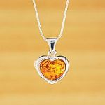  Valentine's Day Gifts for Men & Women - Baltic Amber Heart Locket