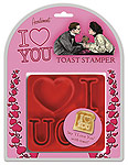 Valentine's Day Gifts for Men & Women - I Love You Toast Stamper